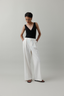 Ruched Top Black