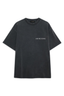 Kent Tee Twisted Snake Washed Charcoal
