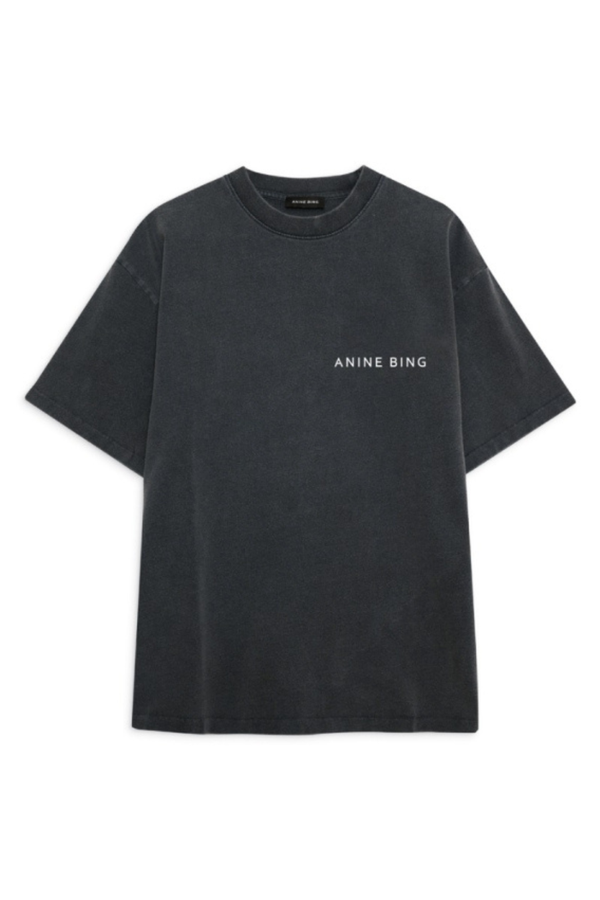 Kent Tee Twisted Snake Washed Charcoal