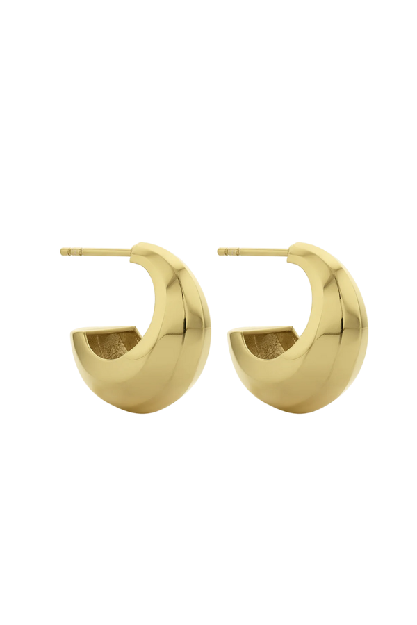 Cira Hoops 22k Gold Vermeil