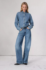 Featherweight Logan Wide Leg Jean River