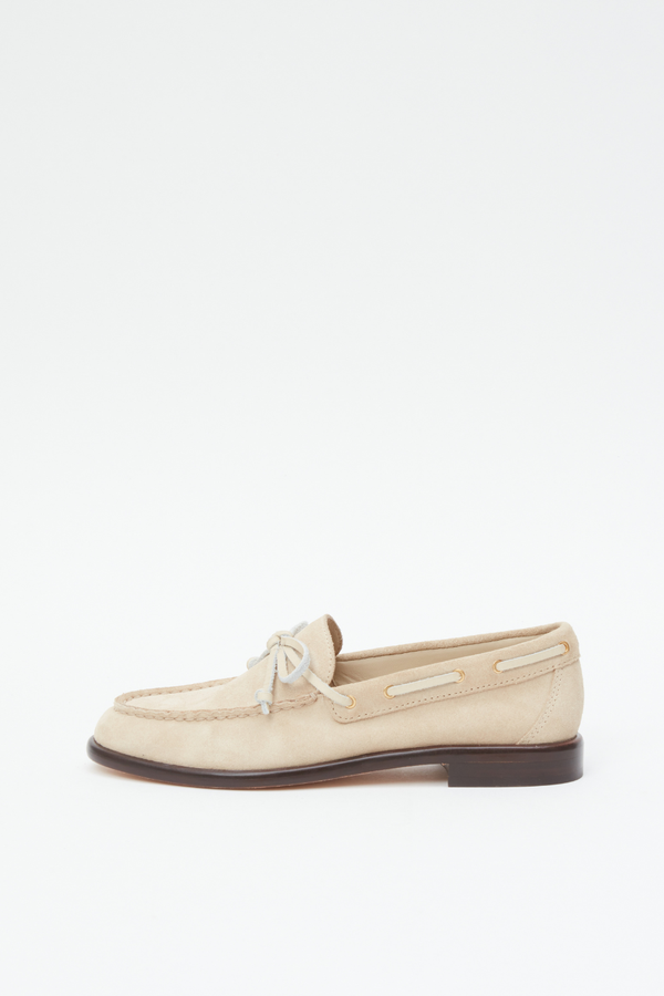 Carter Boat Shoe Macadamia Suede