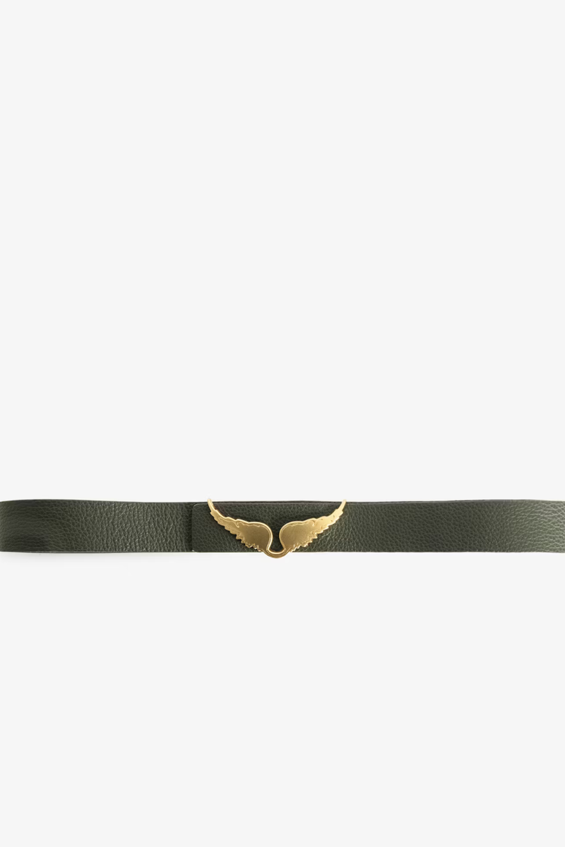 Reversible Rock Belt Khaki/ Light Blue