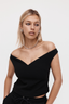 Holly Top Black