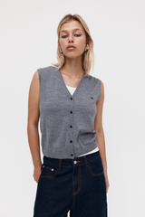 Merino Vest Grey