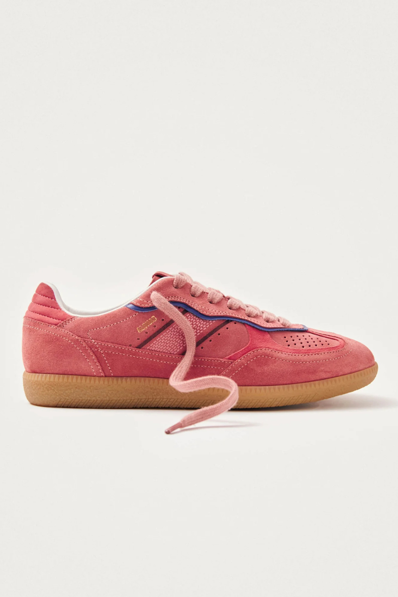 Rife Pink Leather Sneaker