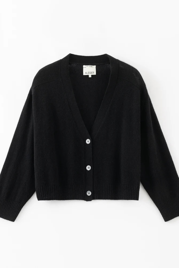 N275C Cashmere Cardigan Black