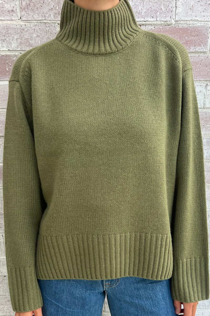 N325W Pullover Dark Moss