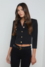 Kumi Cropped Jacket Black