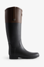 Refined Riding Boot Black/ Brown