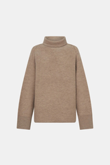 Rohan Knit Funnel Neck Sweater Oatmeal Melange