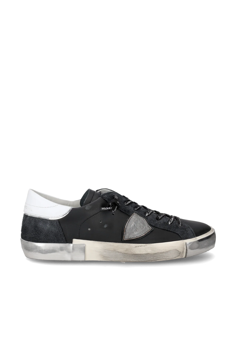 PRSX Low Man Foxy Lamine Noir Argent