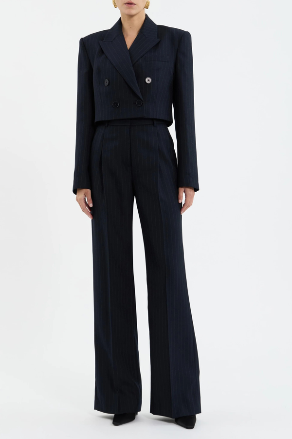 Maxwell Crop Blazer Navy