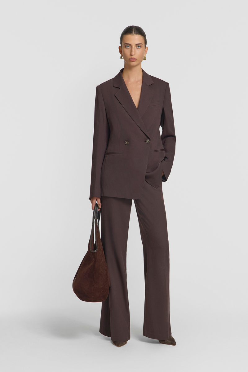 Captivate Blazer Cocoa