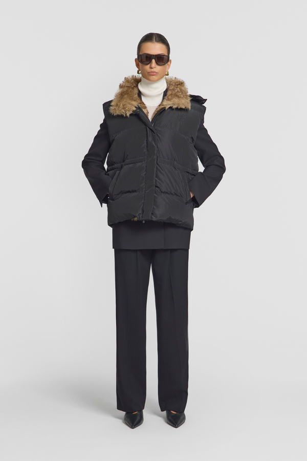 Morpheus Puffer Vest Black