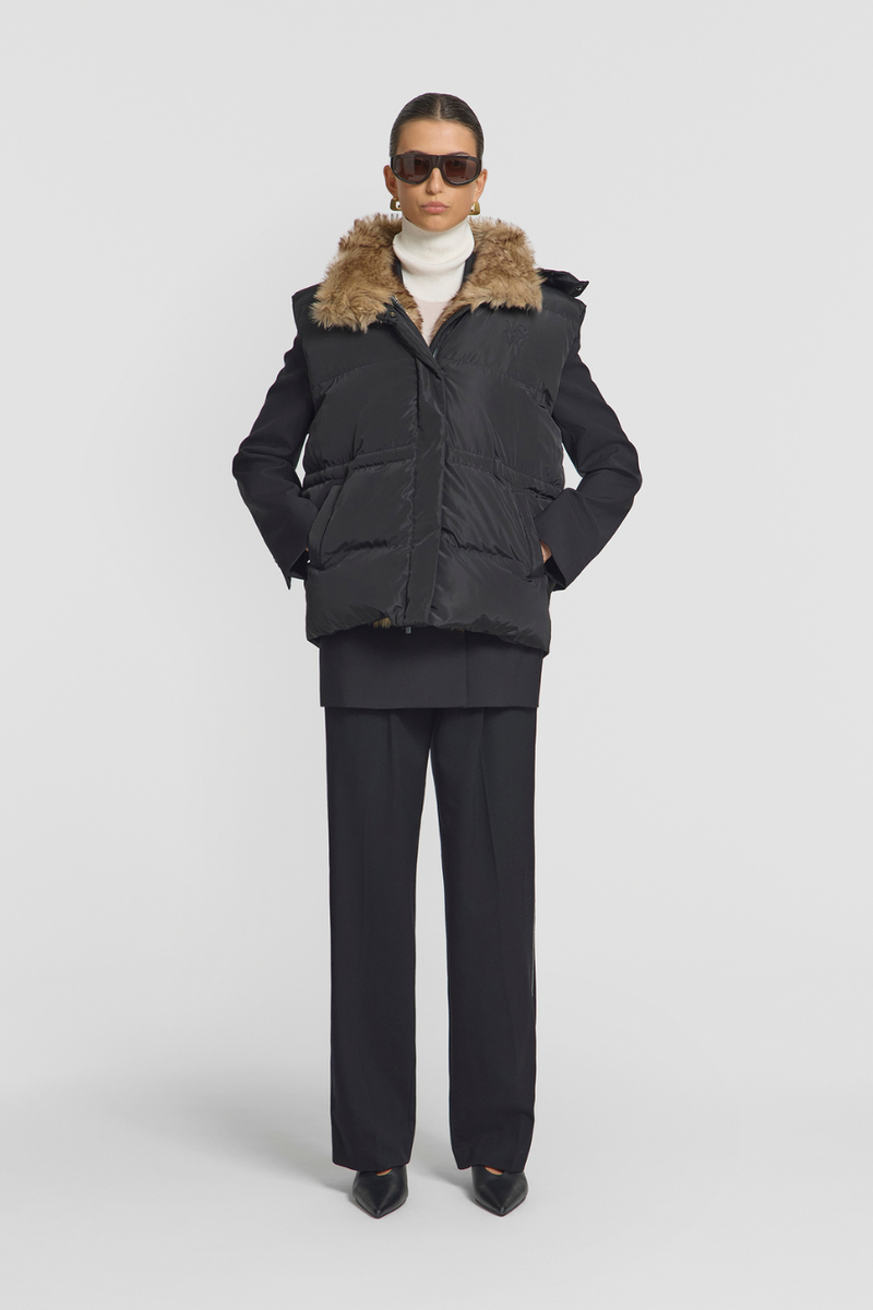 Morpheus Puffer Vest Black