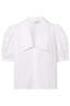 The Poplin Sailor Blouse White