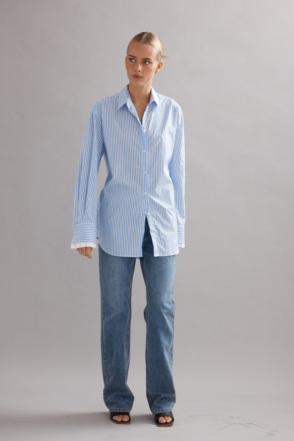 Vienna Shirt Blue Stripe