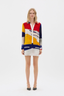 Sails Silk Shirt Dress