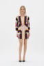 Coral Netting Relaxed Shirt Dress