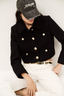 Meiradith Cropped Jacket Noir