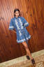 Jacones Denim Mini Dress Indigo