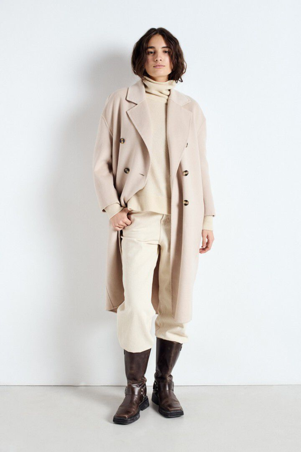 Dadoulove Coat Greige