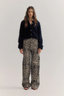 Frankie Cashmere Crew Neck Cardigan Black