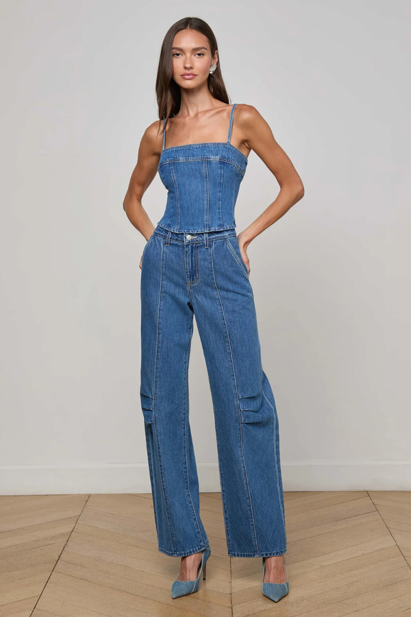 Zara Barrel-Leg Jean Memphis
