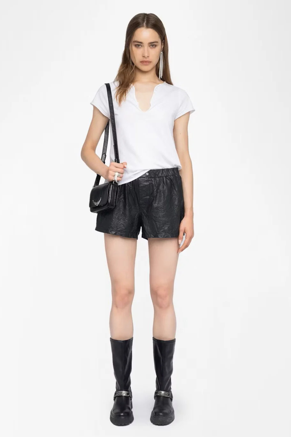 Tunisien Henley Top White