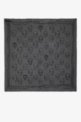 Kerry Skull Print Scarf Shark