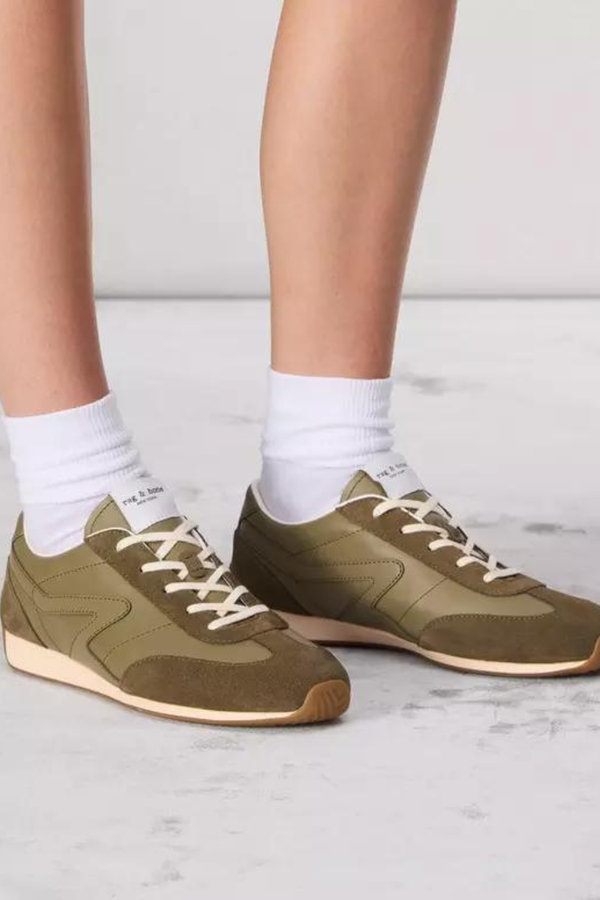 Retro Runner Slim Martini Olive