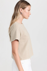 Square Tee Pale Khaki