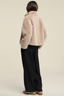 Sheena Faux Fur Jacket Beige