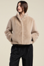 Sheena Faux Fur Jacket Beige