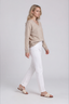 Cooper V Neck Cashmere Jumper Beige