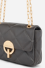 Medium Leather Moon Bag Ash