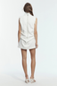 Kirra Denim Mini Dress Ivory