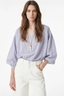 Nipoa Blouse White/Blue
