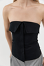 Compact Cotton Strapless Bodice Black