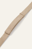 Bibi Suede Belt Ecru