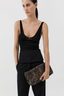Soft Detachable Belt Bag Python Embossed