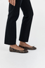Bow Ballet Flat Python Embossed
