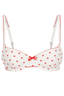 Hugo Underwire Bra Heart Print