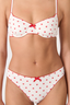 Hugo Underwire Bra Heart Print