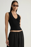Lindsay Knit Top Black