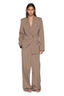 Oversized Blazer Cappucino Pinstripe