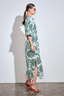 Silhouette Dress Fern Paisley