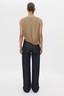 Siona Sleeveless Drape Top Taupe