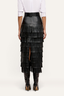 Sevigne Fringe Maxi Skirt Black